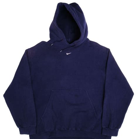 nike hoodie with middle swoosh.